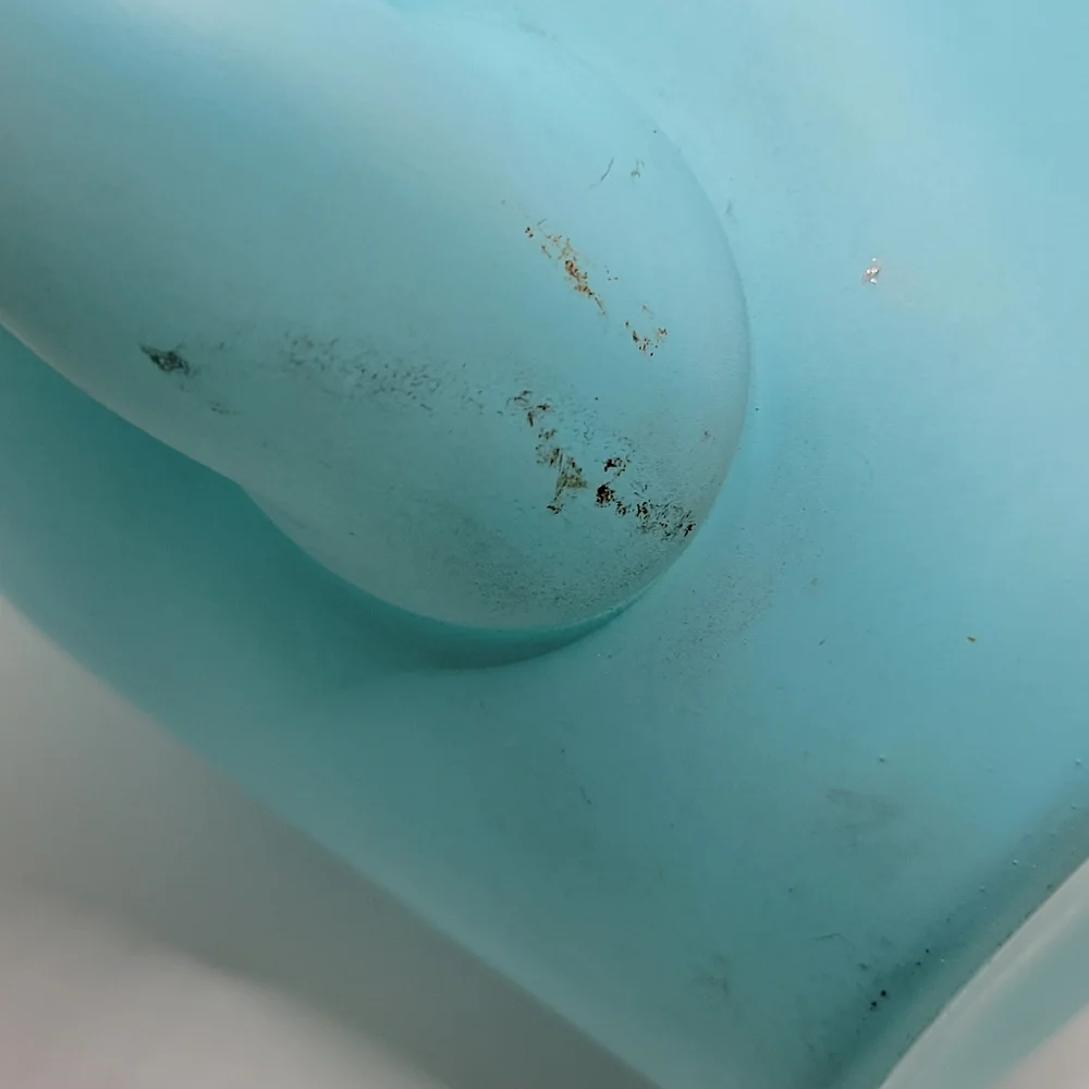 VTG Blue Bleno Pitcher | Gold Trim | 9.5" - Picture 10 of 11